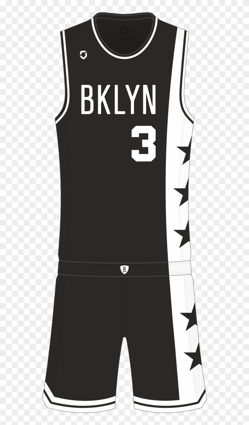 Brooklyn Nets Away - Brooklyn Nets Jersey Design Clipart #1256882