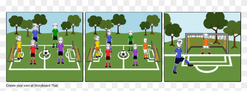 Soccer Goal - Scientific Method Soccer Clipart