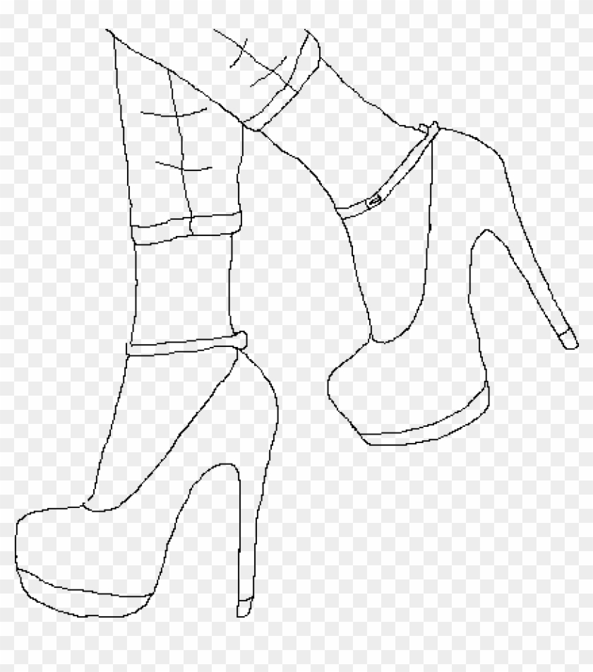 High Heels To Draw , Png Download - Basic Pump Clipart