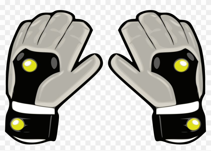 Related Soccer Goalie Gloves Clipart - Soccer Goalie Gloves Clipart - Png Download