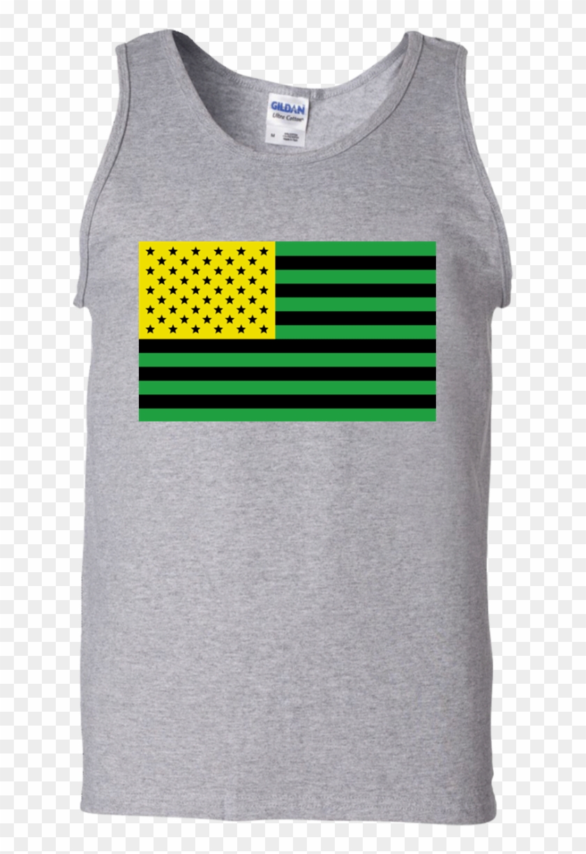 Usa Flag With Jamaica Flag Colors Clipart #1257561