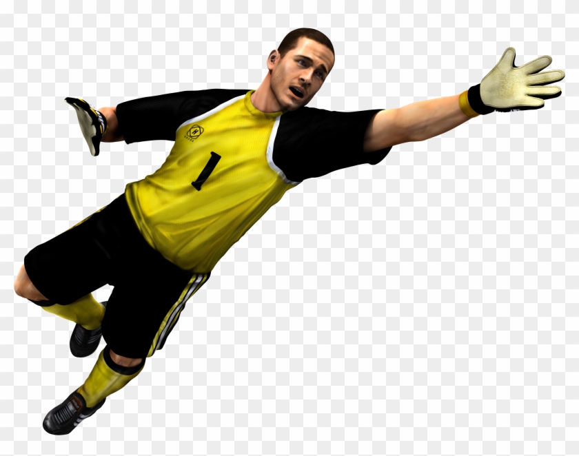 Go To Image - Soccer Goal Keeper Png Clipart #1257760