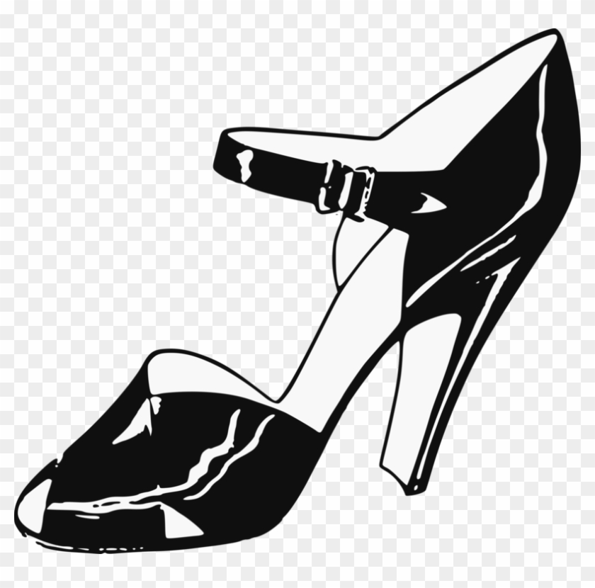808 X 750 5 - Ladies Shoe Clipart - Png Download