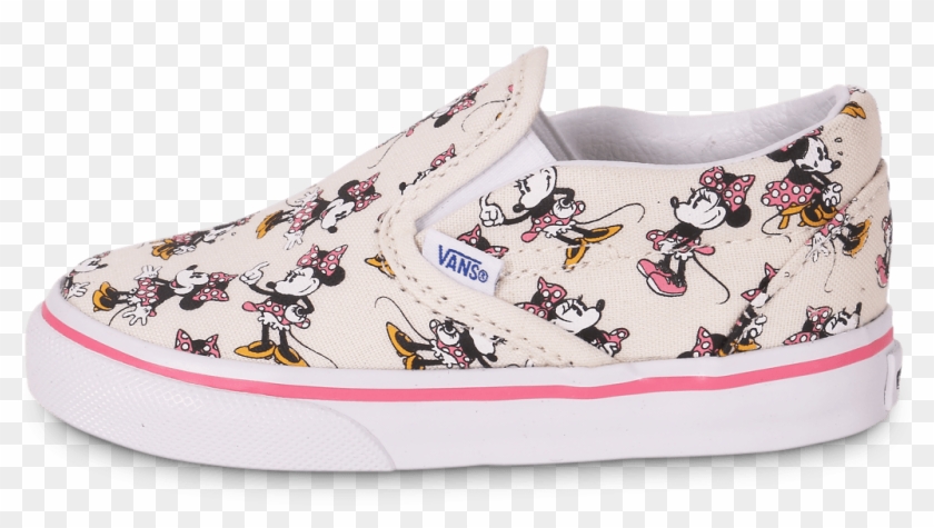 Disney Minnie Bébé Slip Vans On Classic Chaussures - Slip-on Shoe Clipart #1257791