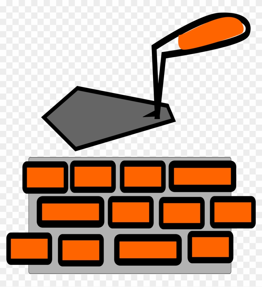 Clipart Building Construction - Bricklaying Clipart - Png Download #1258741
