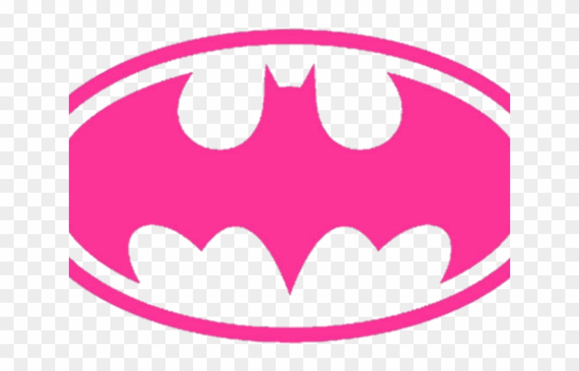 Batgirl Cliparts - Batman Logo Pink - Png Download #1258808