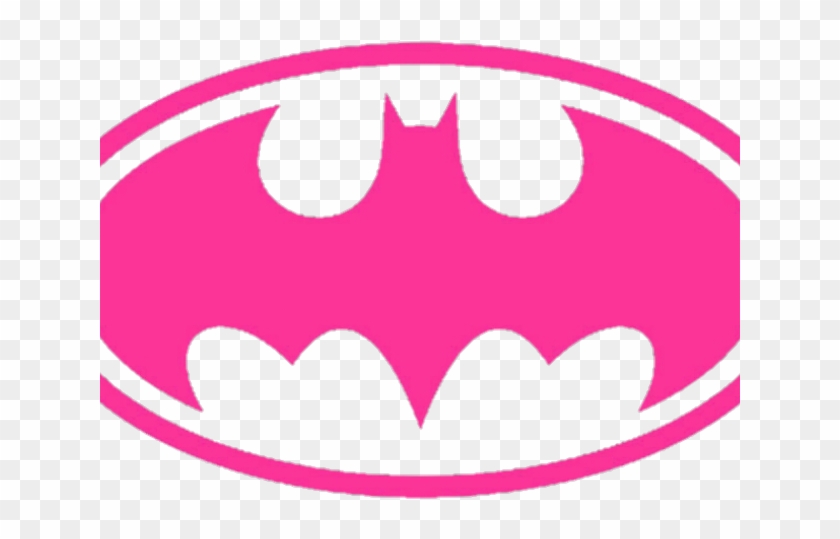 Batgirl Cliparts - Batman Logo Pink - Png Download