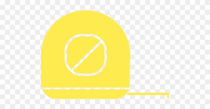 Tape Measure - Circle Clipart #1258966