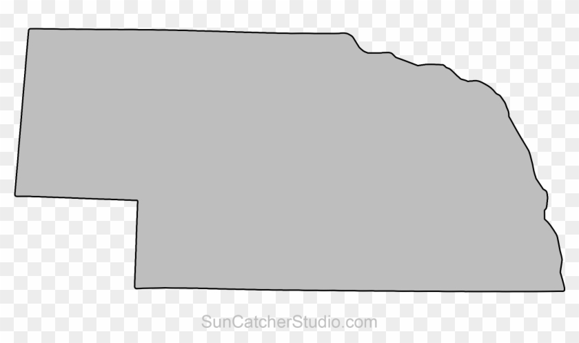 Map Outline, State Outline, Printable Shapes, Scroll - Nebraska Map Outline Clipart