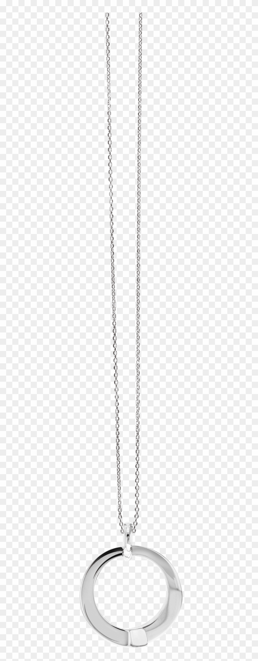 Quantum Cubus White Gold Plated Stainless Steel Pendant - Chain Clipart