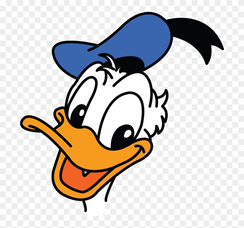 Drawn Donald Duck - Donald Duck Drawing Easy Clipart #1259307