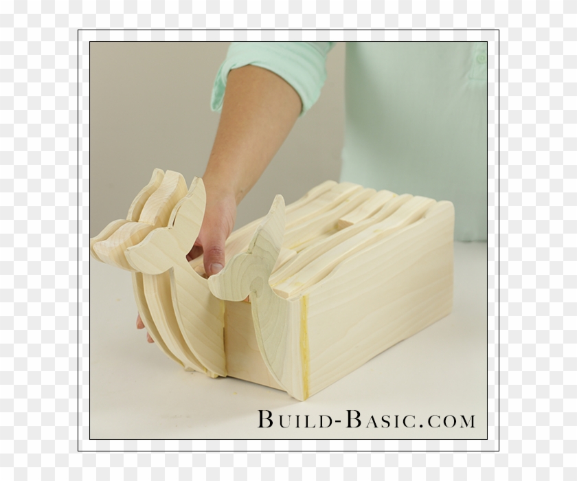 Diy Tissue Box Cover By Build Basic - Plywood Clipart #1259418