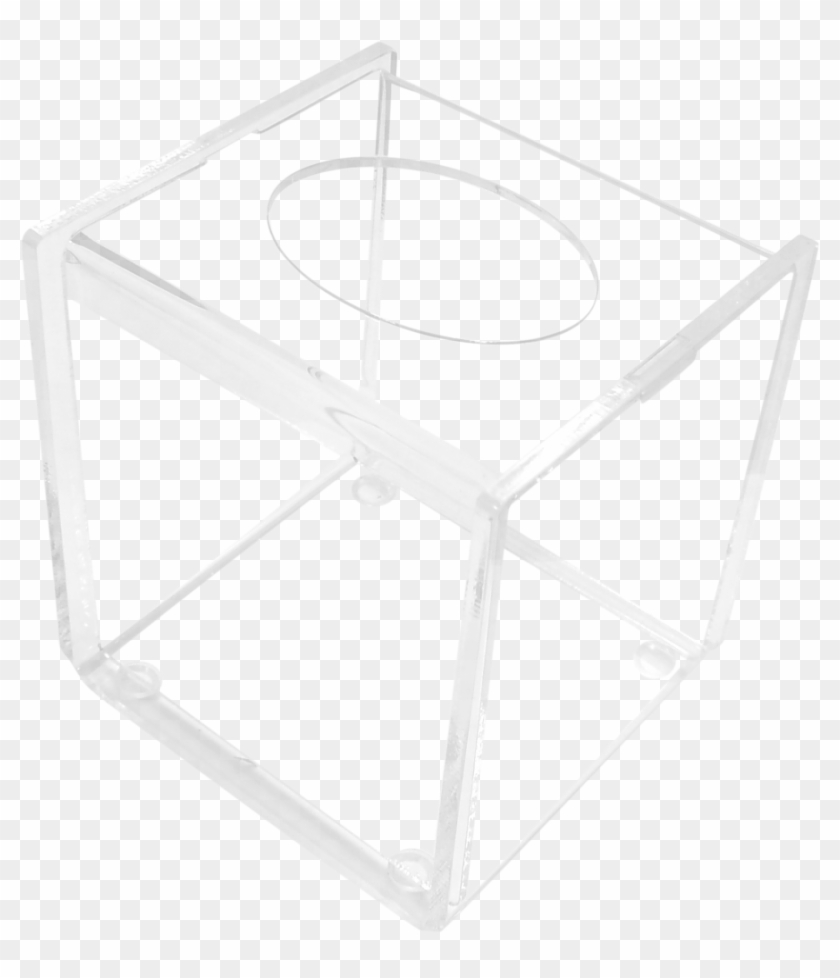 Clear Square Tissue Box - Circle Clipart