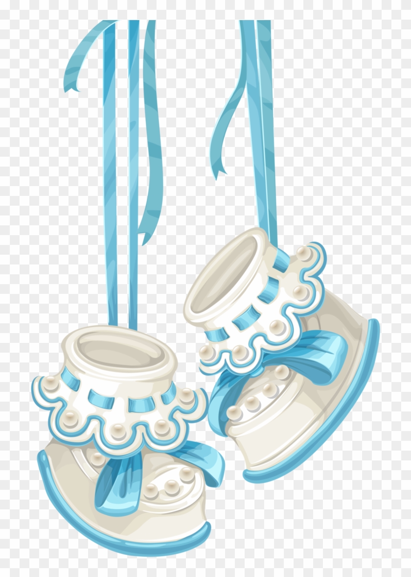 Baby Boy Hanging Shoes By Rosemoji Pluspng - Pink Baby Booties Clipart Transparent Png