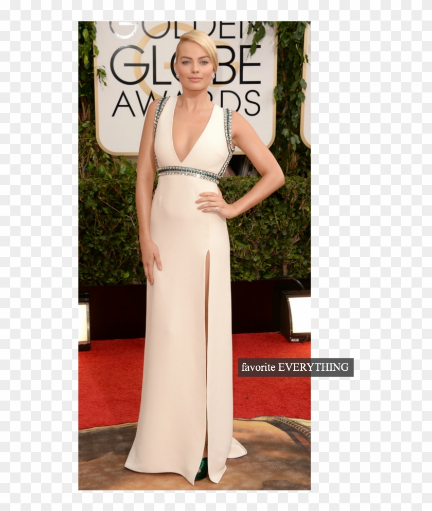 Margot Robbie In Gucci - 71st Golden Globe Awards Clipart #1260062