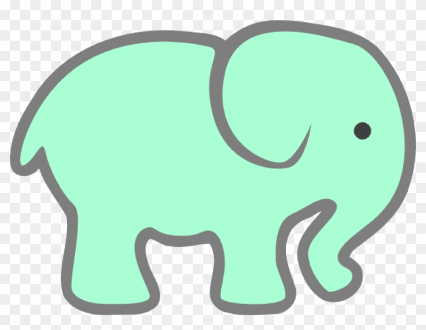 Free Png Download How To Set Use Green Baby Elephant - Baby Elephant Clipart Transparent Png