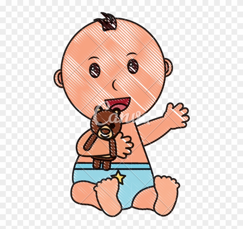Little Clipart Baby Boy Diaper - Stock Photography - Png Download