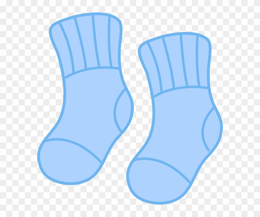 Collection Free Babying Transparent Background Download - Clip Art Blue Socks - Png Download #1260215