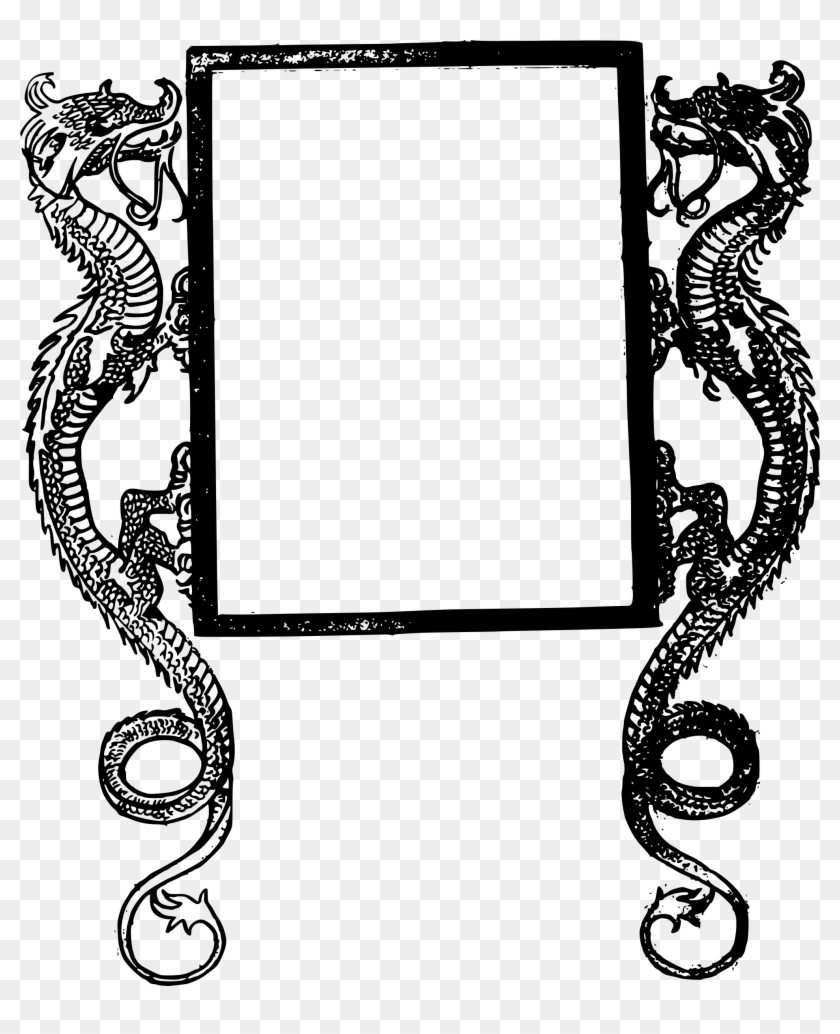 This Free Icons Png Design Of Dragon Frame Clipart #1260392