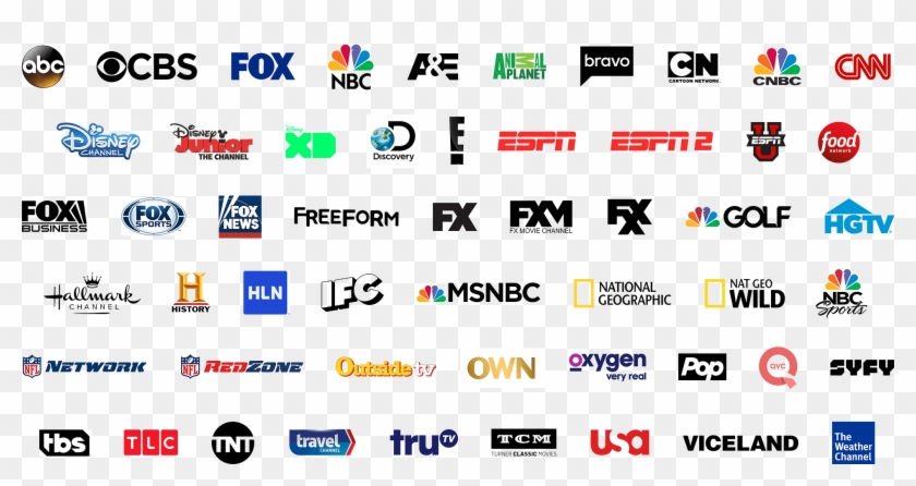 All Of Your Favorite Networks Right At Your Fingertips - Tv Network Logos Clipart