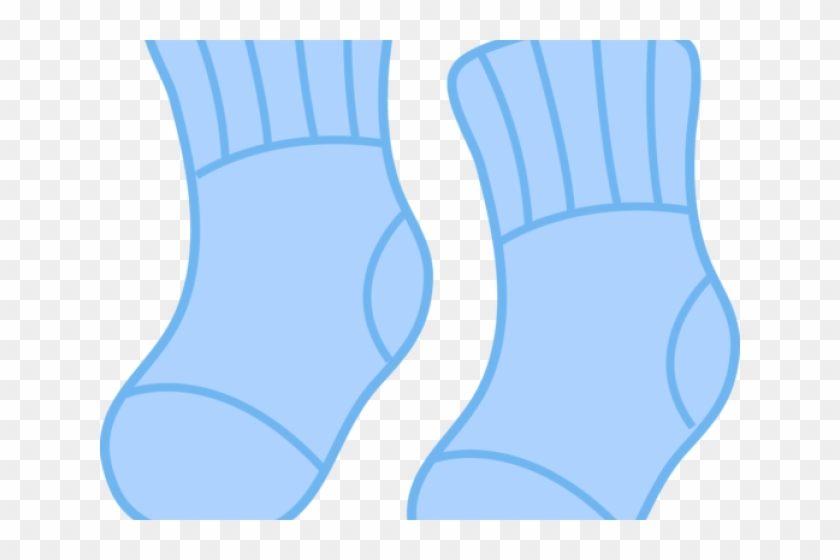 Blue Socks Clipart - Png Download #1260971
