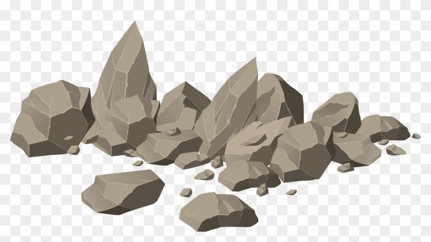 Rock Stone Vector Png - Stone Vector Png Clipart #1260972