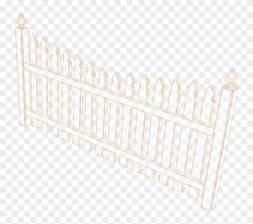 Picket Fence Watermark By Tidewater Virginia Peninsula - Picket Fence Clipart