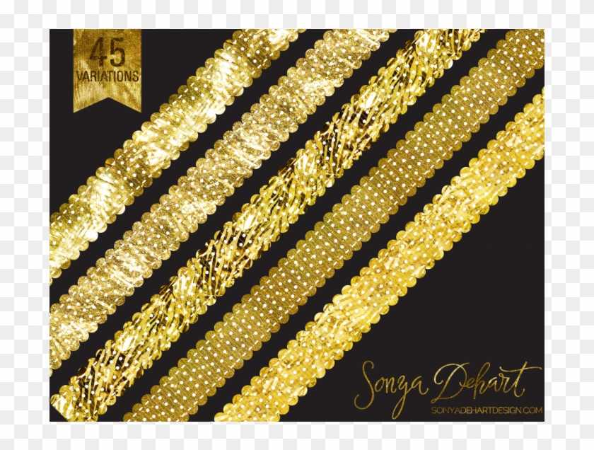 Gold Glitter Clıpart Clipart #1261181