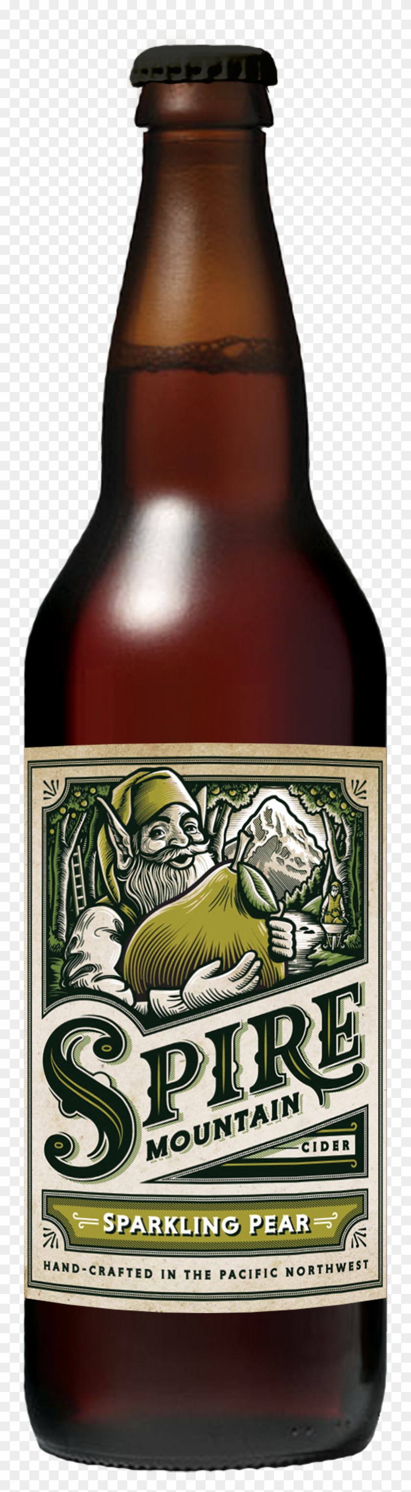 Spire Mountain Ciders - Beer Bottle Clipart #1261776