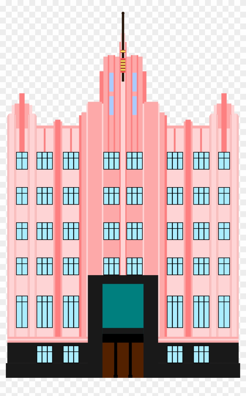 Structure Clipart Insurance Building - Art Deco Building Png Transparent Png #1261809