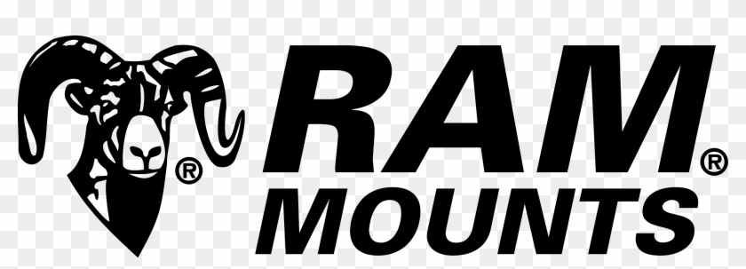 Ram Logo No Logo No Website Black - Ram Mounts Logo Clipart #1261919