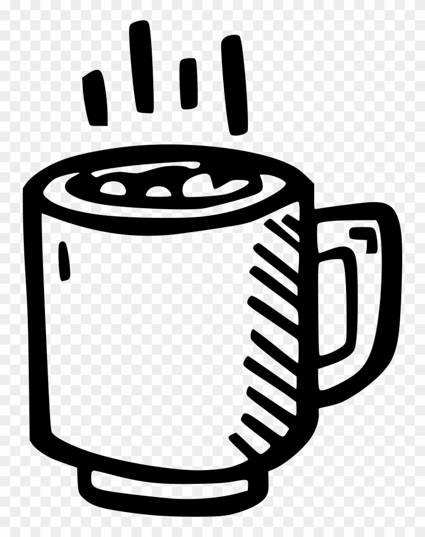 Hot Cocoa Png - Hot Cocoa Black And White Png Clipart
