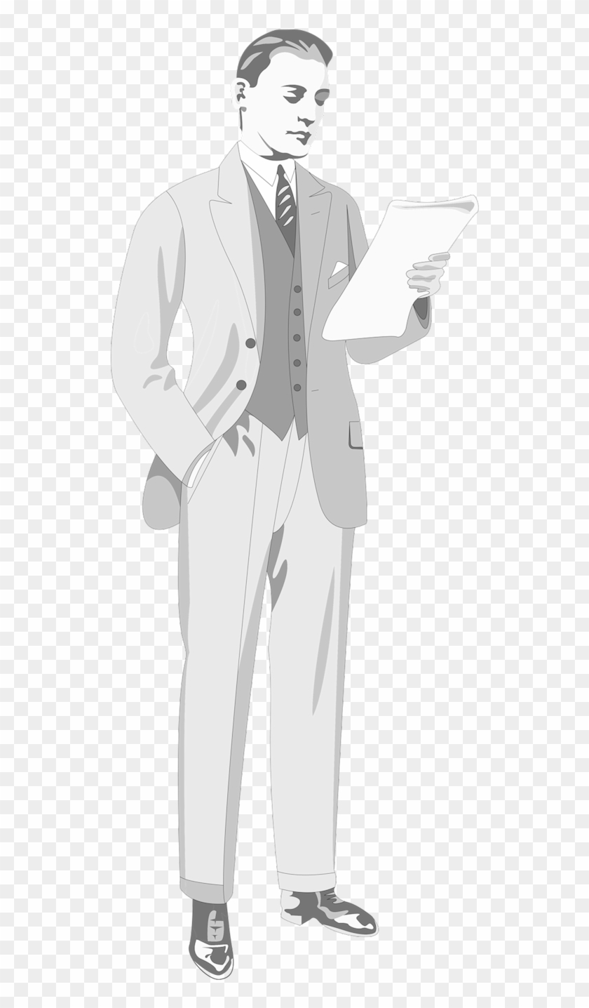 Three-piece Suits Clipart #1262162