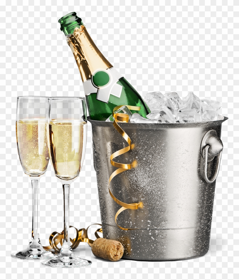 Bottle Of Sparkling Wine In The Room - Feliz 2018 Champanhe Clipart