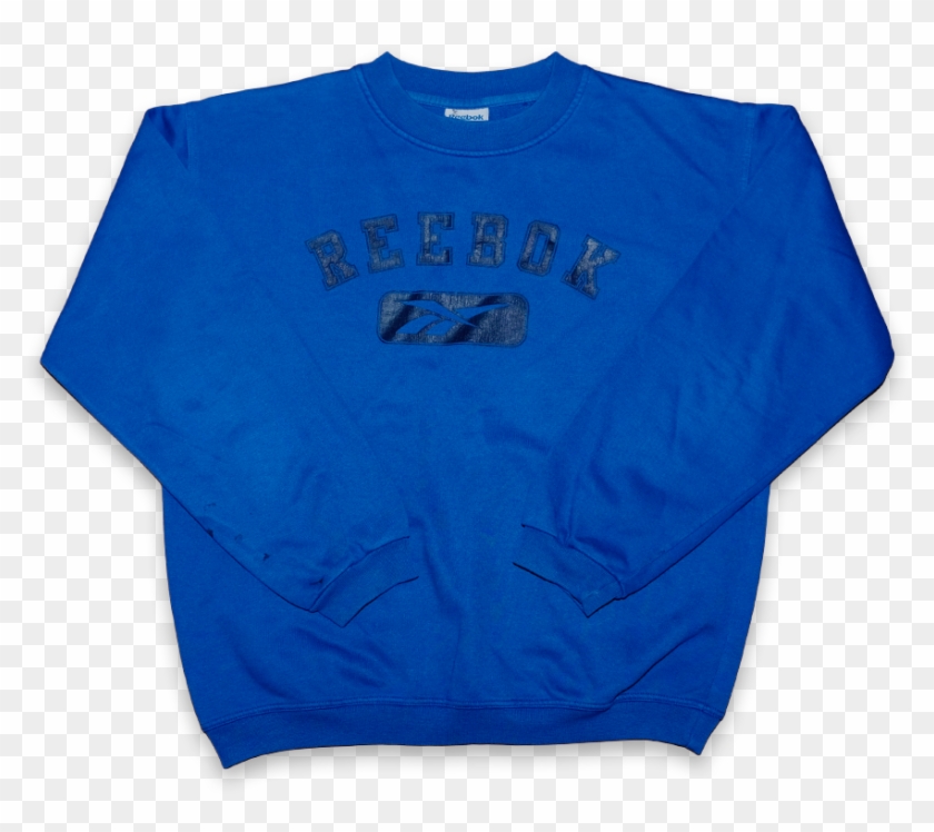 Vintage Reebok Logo Print Crewneck Sweatshirt For Women - Long-sleeved T-shirt Clipart #1262476