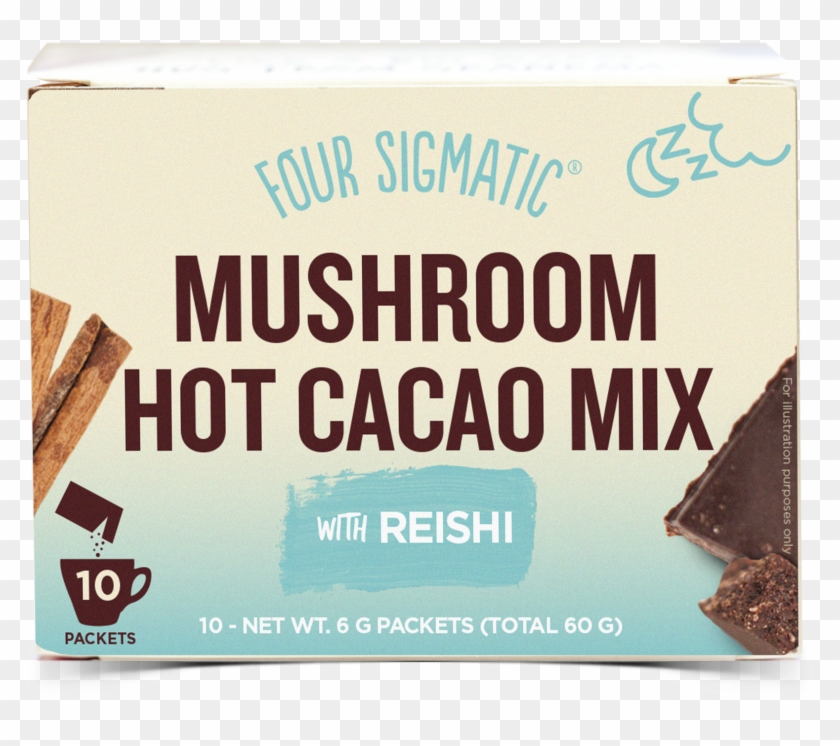 Mushroom Hot Cacao Mix With Reishi - Chocolate Clipart #1262872