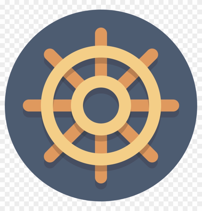 Circle Icons Shipwheel - Icon Clipart