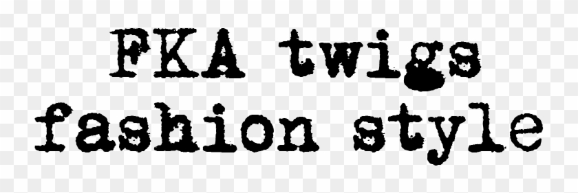 Fka Twigs Fashion Style Oct - Typo Clipart