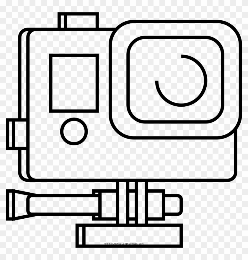Gopro Coloring Page - Go Pro Coloring Pages Clipart #1263194