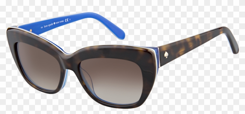 Kate Spade Sunglasses Crimson/s 0fm5 Tortoise Blue - Kate Spade Glasses Png Clipart #1263479