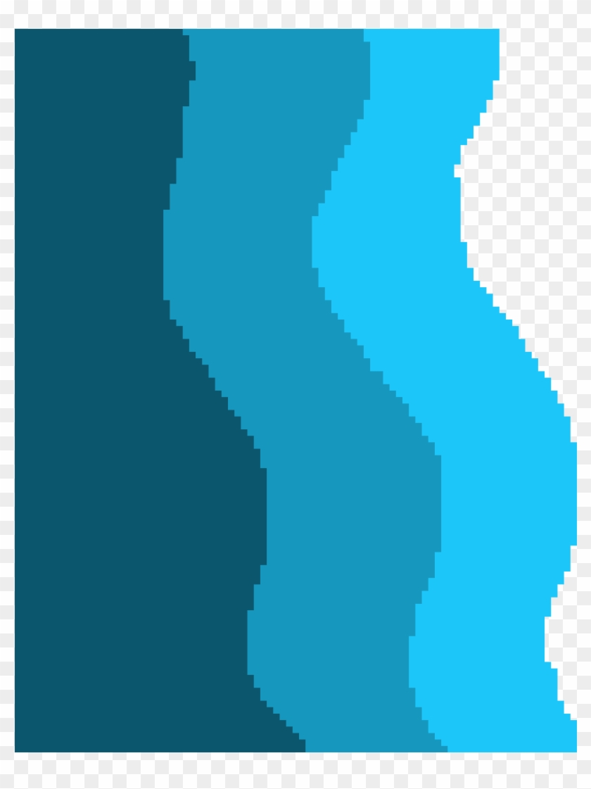 Sea - Pixel Art Sea Png Clipart #1263685