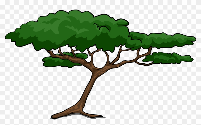 Png Free Download Bushes Clipart Bare - Acacia Tree Clipart Transparent Png