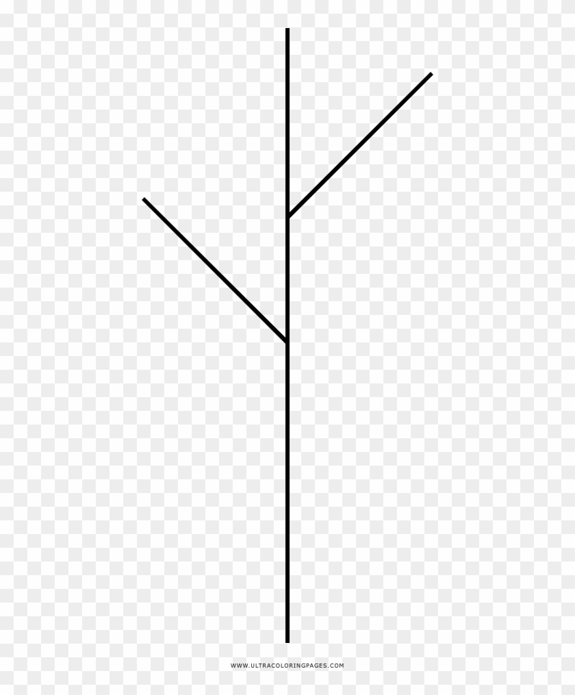 Bare Tree Coloring Page - Parallel Clipart #1263834