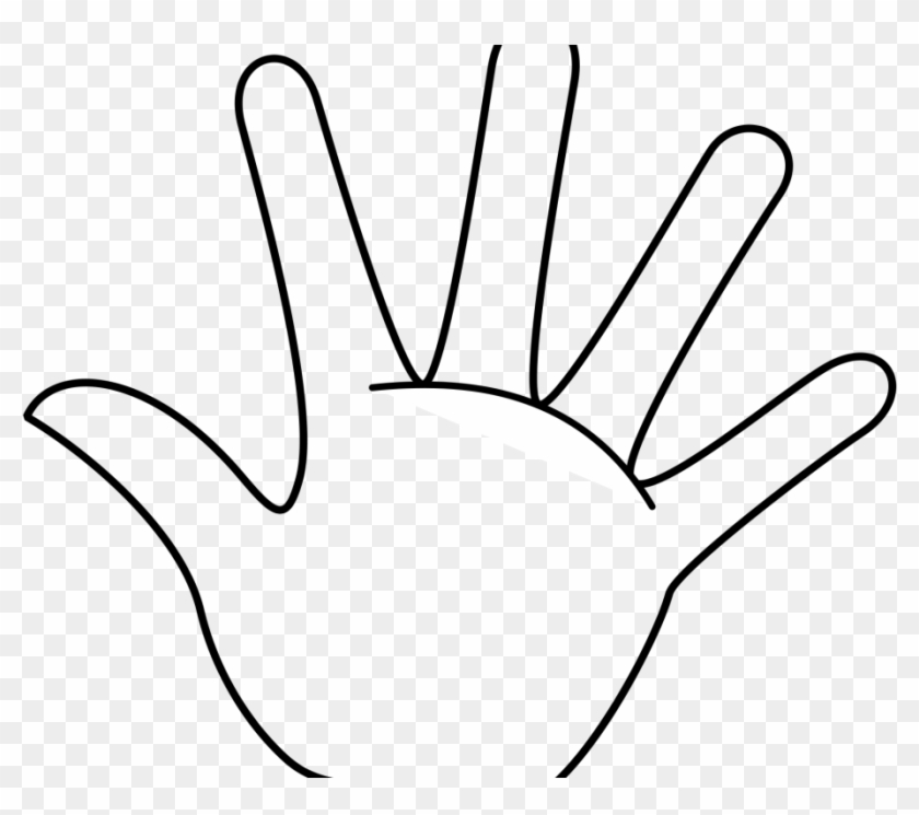Hand Clipart Png - Hand Clipart Black And White Transparent Png #1263835