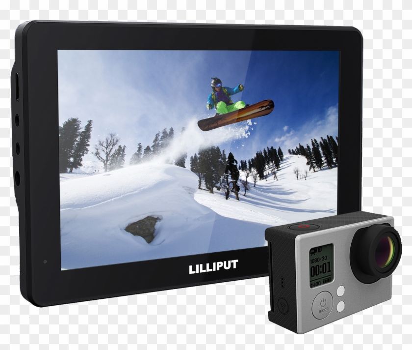 Lilliput Gopro Sports Camera Monitor - Lilliput Monitor Camera Clipart
