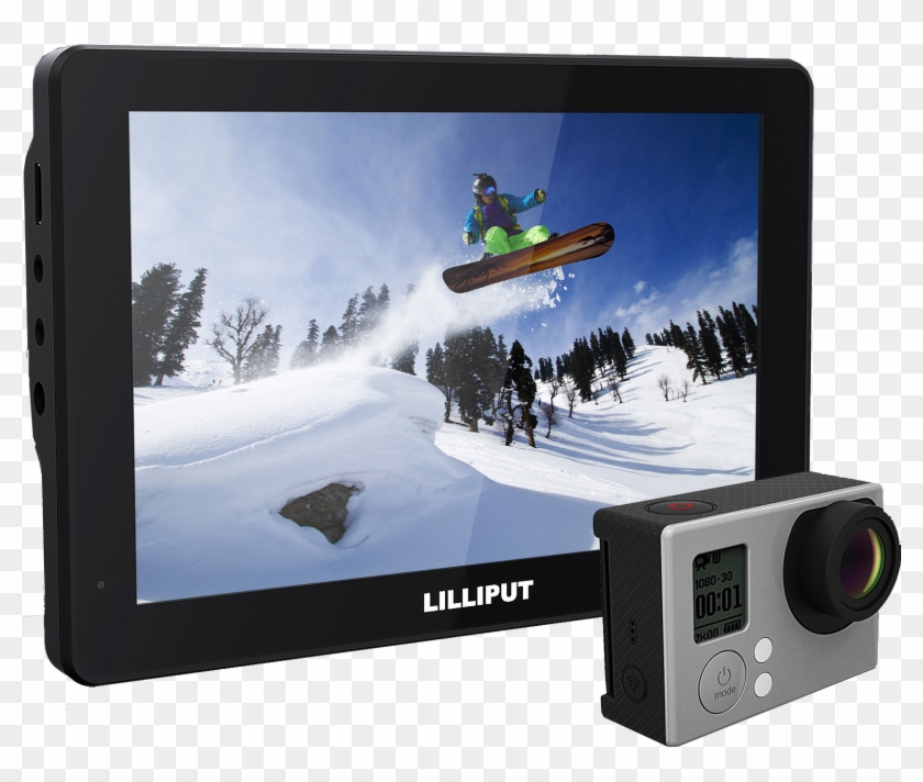 Lilliput Gopro Sports Camera Monitor - Lilliput Monitor Camera Clipart #1263895