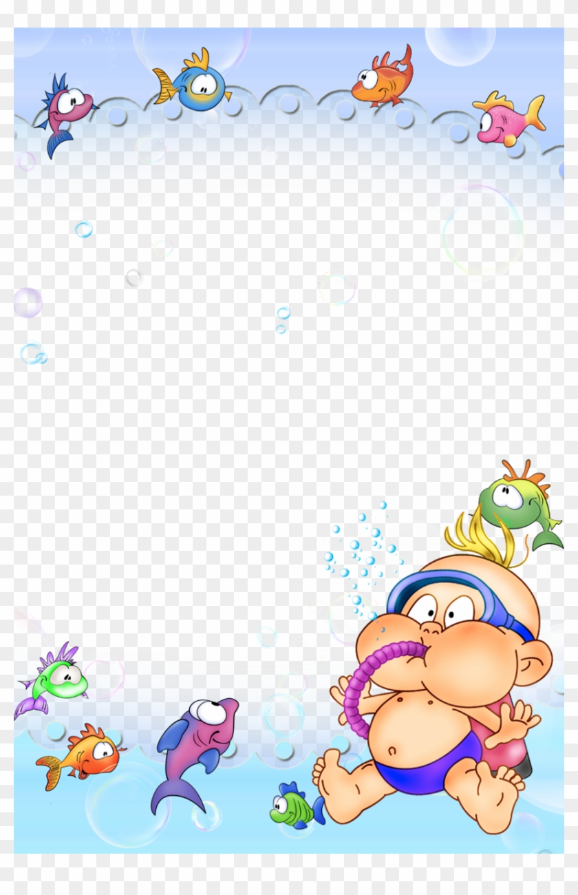 Sea Style Kids Transparent Png Photo Frame - Sea Kids Png Clipart #1264037