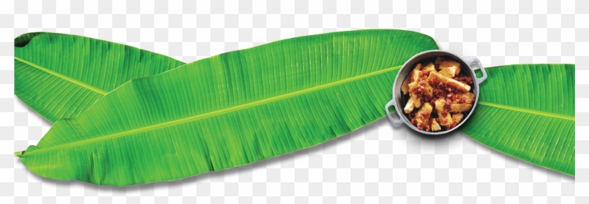 Full Banana Leaf Png Hd , Png Download - Dish Clipart