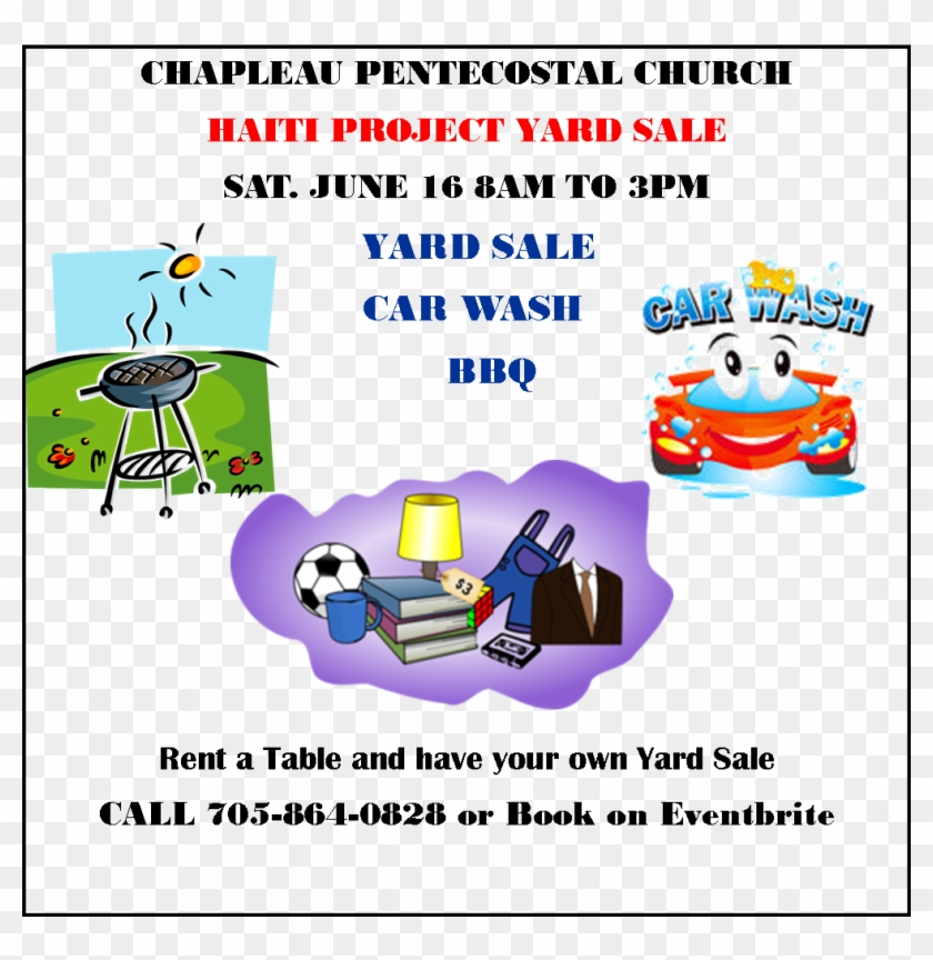 Chapleau Pentecostal Church Haiti Project Yard Sale Clipart #1264457