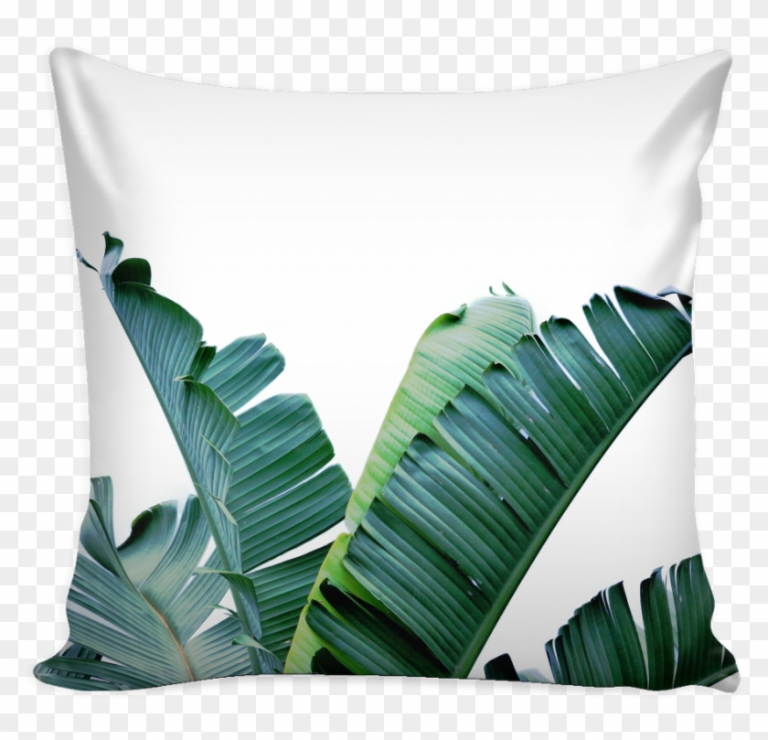 Banana Leaf Pillow Cover , Png Download Clipart #1264465